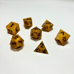 Yellow Color set of 7 Dice